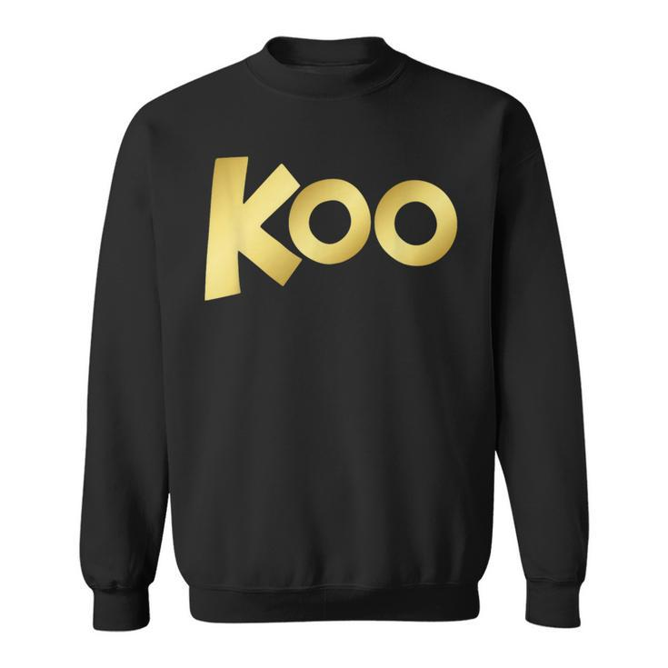 Koo Gold Lettering Koo Sweatshirt
