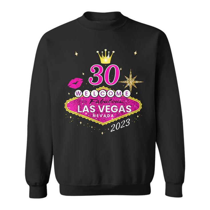 Las Vegas Girls Trip 2023  Vegas 30Th Birthday Squad Sweatshirt