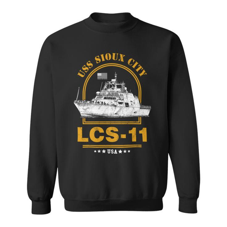 Lcs-11 Uss Sioux City Sweatshirt