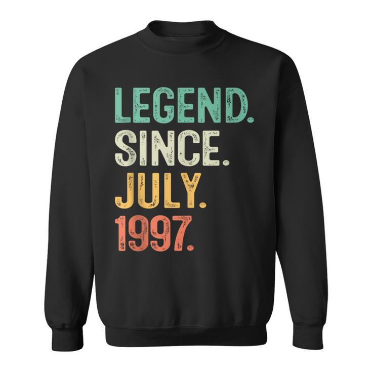 Legend Since July 1997 26Th Birthday Gifts 26 Years Old Men  Sweatshirt