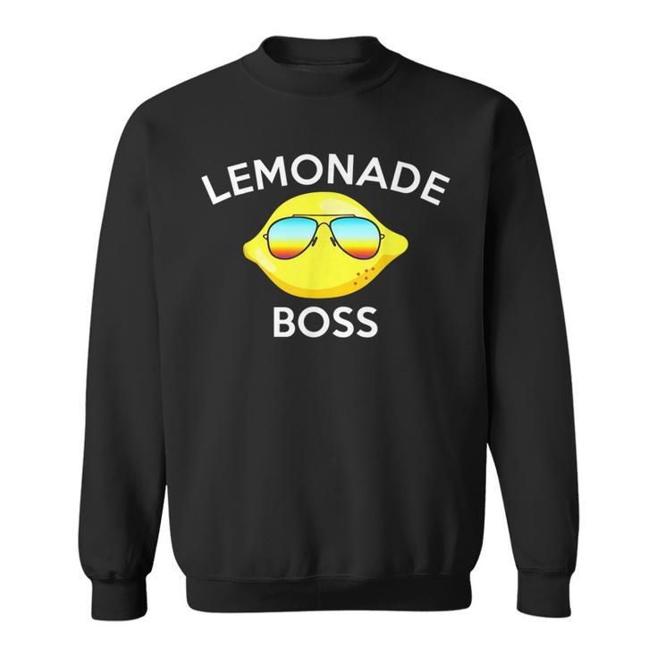 Lemonade Boss Lemon Citrus Fruit Lover Funny  Mm Sweatshirt