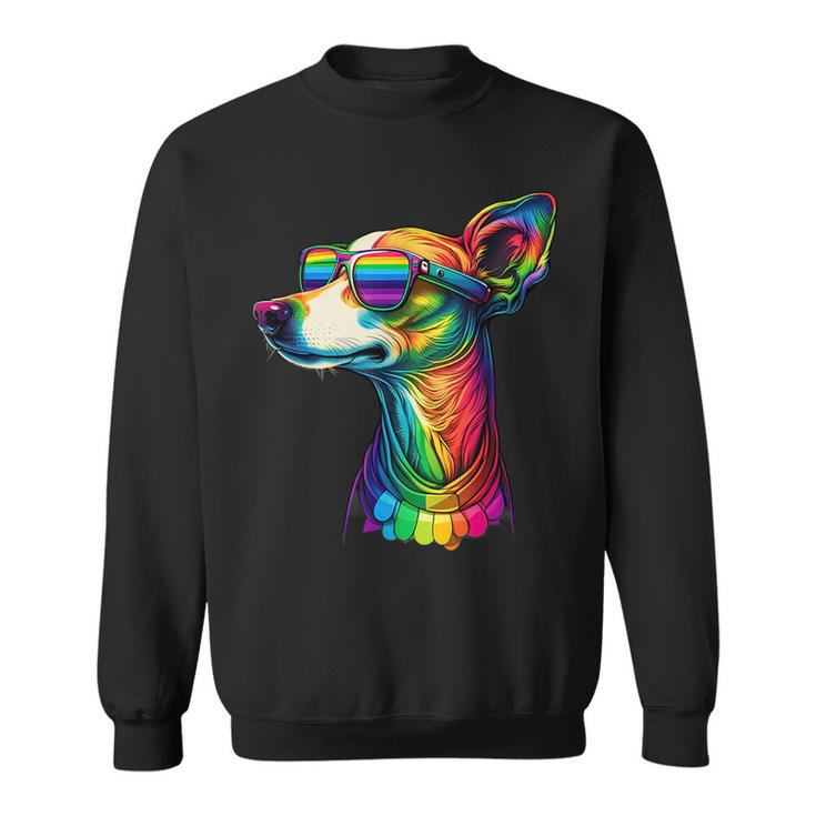 Lesbian Lgbt Gay Pride Italian Greyhound Dog  Sweatshirt