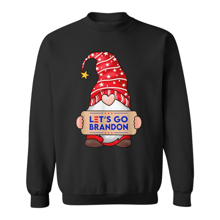 Let’S Go Braden Brandon Gnome Christmas Ugly Sweater Sweatshirt
