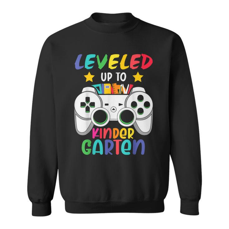 Level Up To Kindergarten Back To School Video Games Boys Sweatshirt