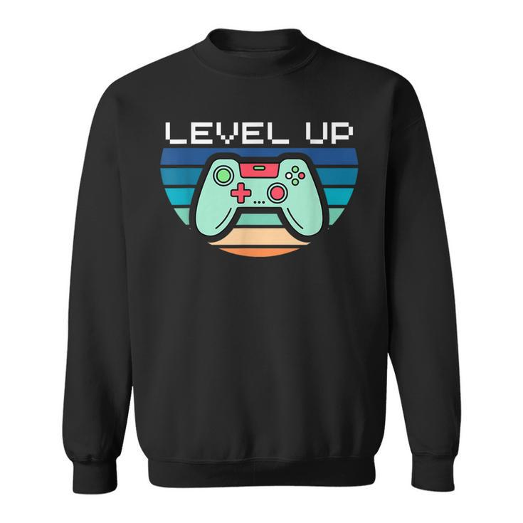 Level Up Video Game Controller  Sweatshirt