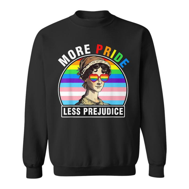 Lgbt Ally Gay Pride Clothers More Pride Less Prejudice  Sweatshirt