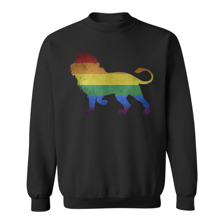 Lgbt Lion Gay Support Pride Lioness Sweatshirt