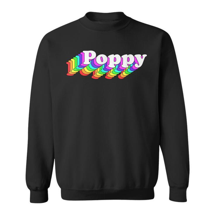 Lgbt Poppy Support Lgbtq Equality Rights Human Pride  Sweatshirt