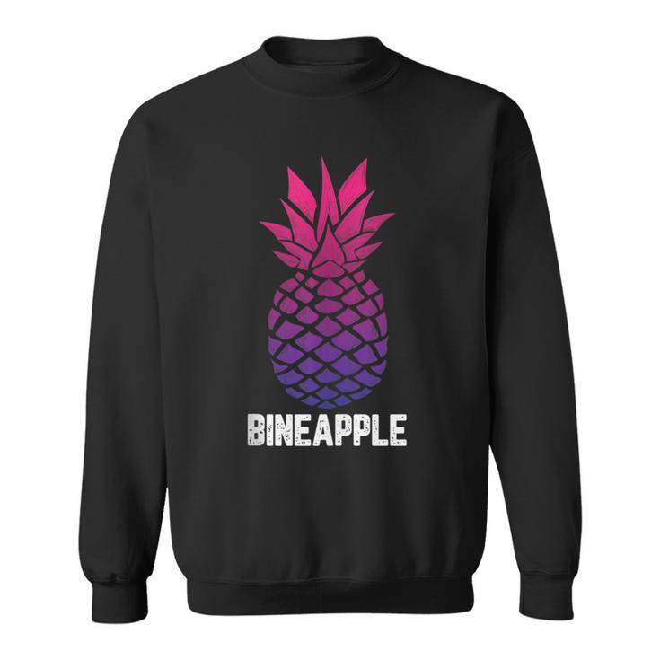 Lgbt-Q Bi-Sexual Pineapple Tropical Summer Cool Pride Gifts  Sweatshirt