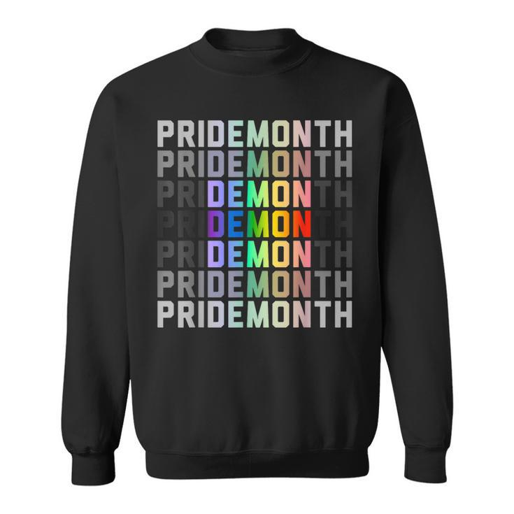 Lgbtqia Pride Month Design - Gaypride Love  Sweatshirt