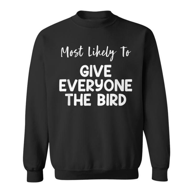 Most Likely To Family Thanksgiving Matching Couples Sweatshirt