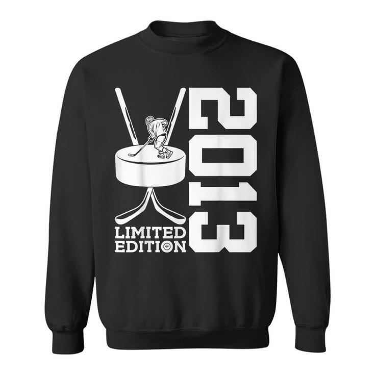 Limited Edition 2013 Ice Hockey 10Th Birthday Sweatshirt