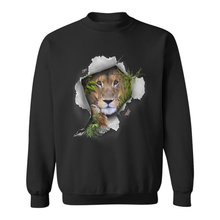 Lion Safari Animal Zoo Animal Lion Sweatshirt