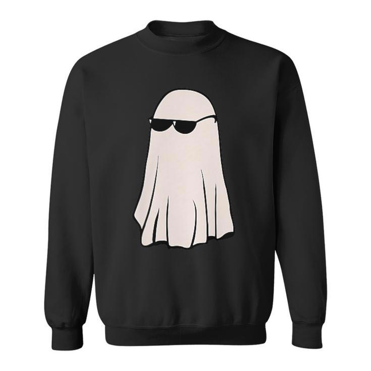 Little Ghost Sunglasses Happy Halloween Sweatshirt