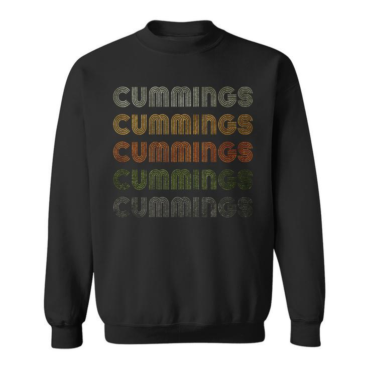 Love Heart Cummings  GrungeVintage Style Black Cummings Sweatshirt