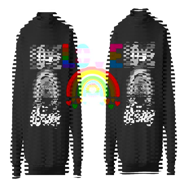 Love Wins Lgbtq Pride & Gay Love Pride Parade Sweatshirt