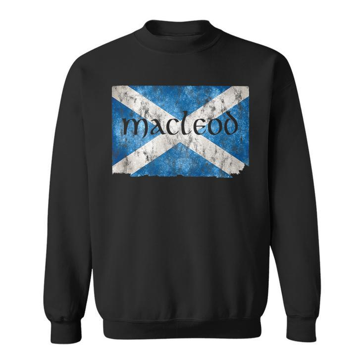 Macleod Scottish Clan Name Scotland Flag Sweatshirt