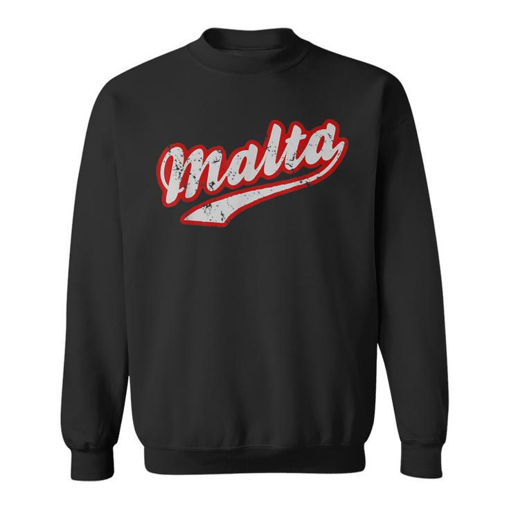Malta  | Cool Team Style Maltese Pride  Sweatshirt