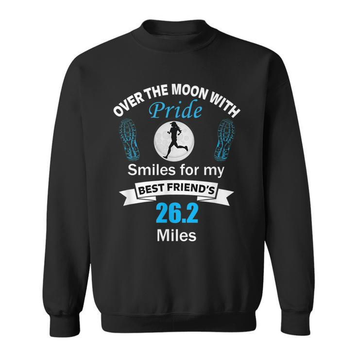 Marathon Support  Best Friend 262 Miles Race Runner Sweatshirt