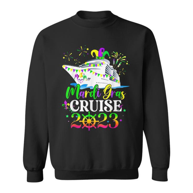 Mardi Gras Cruise Squad Carnival Costume Celebration  Sweatshirt