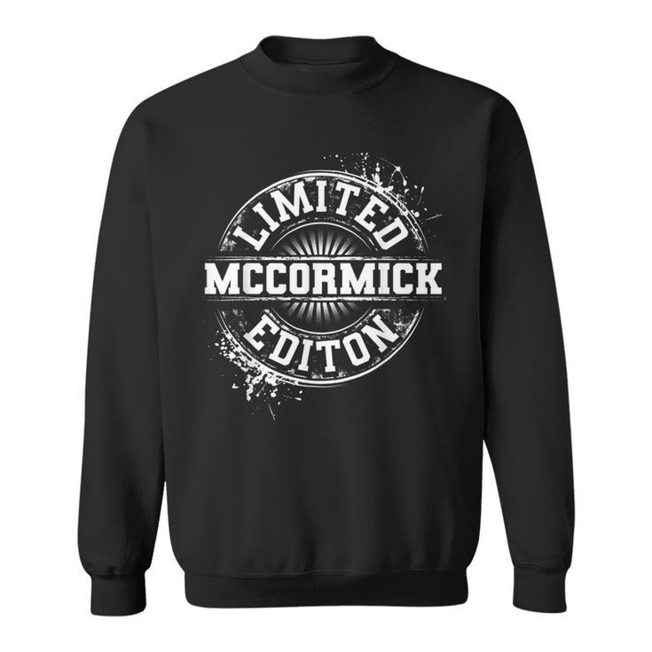 Mccormick Funny Surname Family Tree Birthday Reunion Gift Sweatshirt