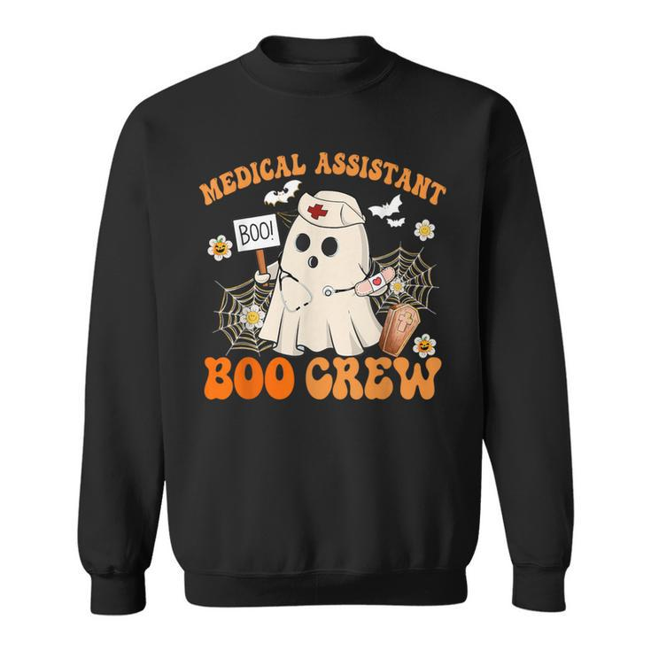Medical Assistant Boo Crew Ghost Halloween Costumes Sweatshirt
