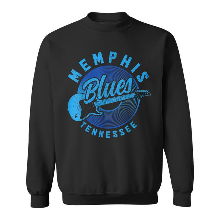 Memphis Tennessee Tn Pride Guitar Blues Music Vintage  Sweatshirt