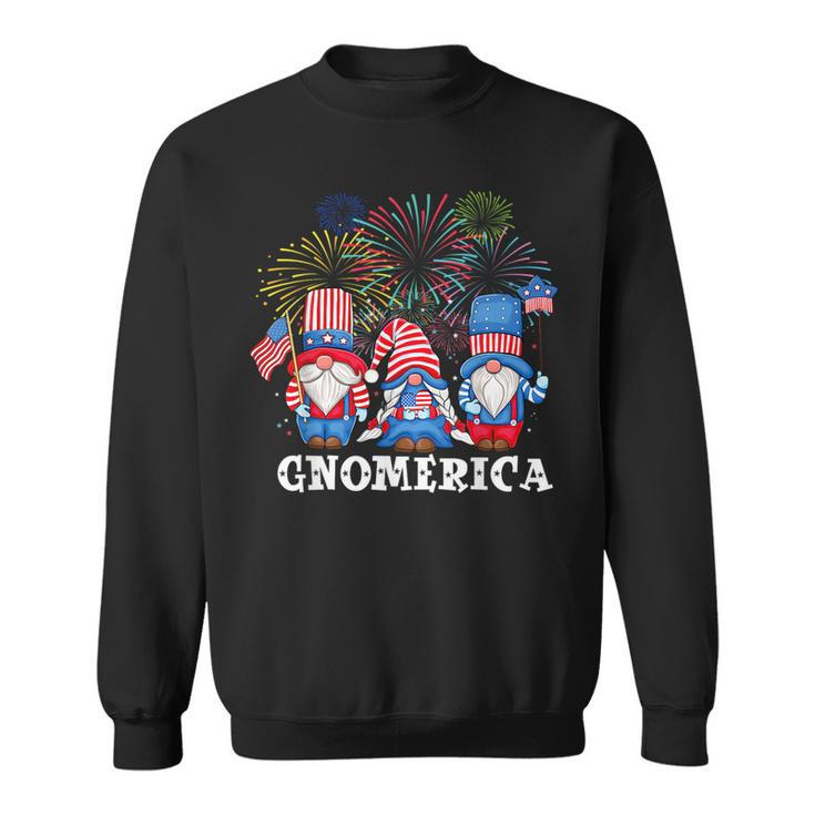 Merica Gnome 4Th Of July Funny Patriotic Gnomes American Usa Sweatshirt