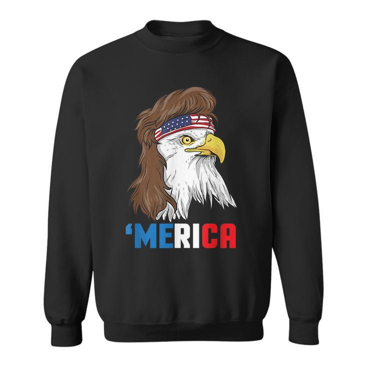 Merica  Patriotic Mullet Eagle | Pride American Gift Sweatshirt