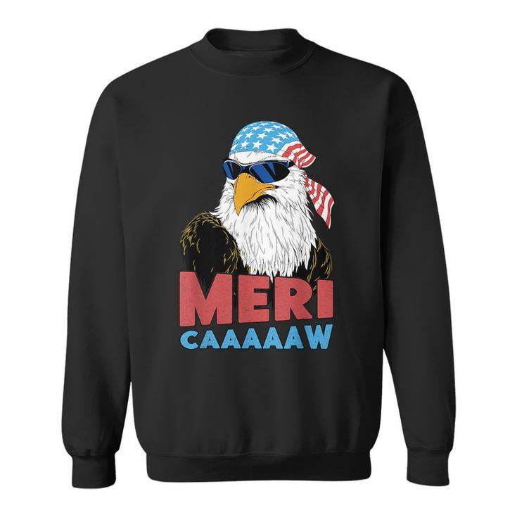 Mericaaaaaw Eagle Mullet 4Th Of July Usa American Flag Mullet Funny Gifts Sweatshirt