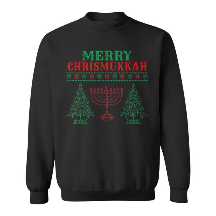 Merry Chrismukkah Ugly Christmas Sweater Sweatshirt