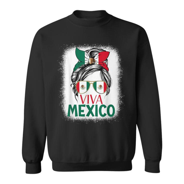 Mexico Independence Day Viva Mexican Flag Pride Hispanic Sweatshirt