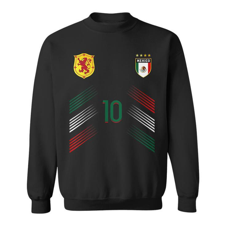 Mexico Soccer Fans Jersey Mexican Flag Football Lovers  Sweatshirt