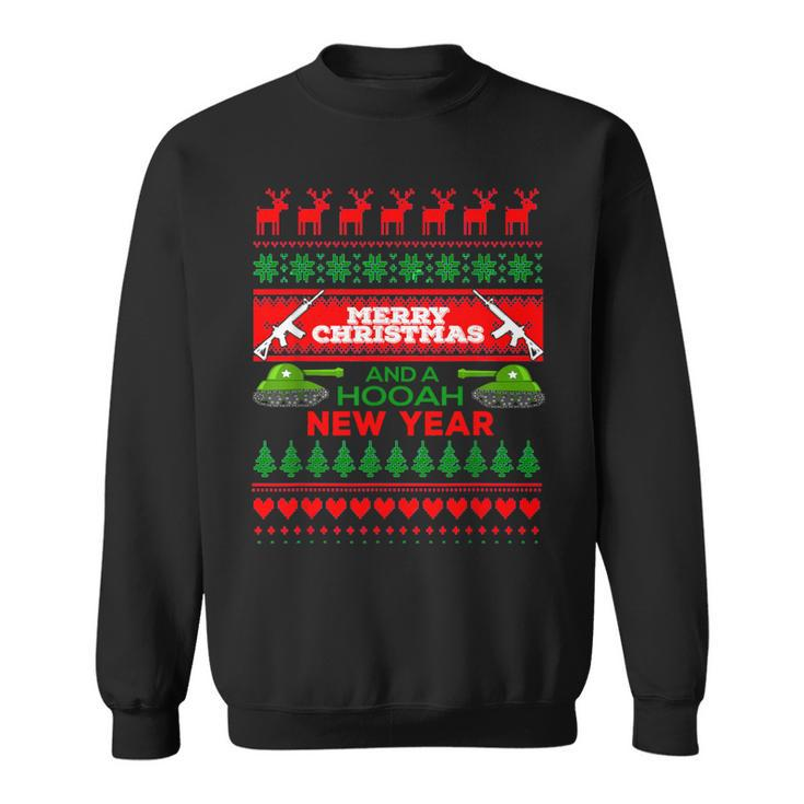 Military Ugly Christmas Sweater Army Sweatshirt
