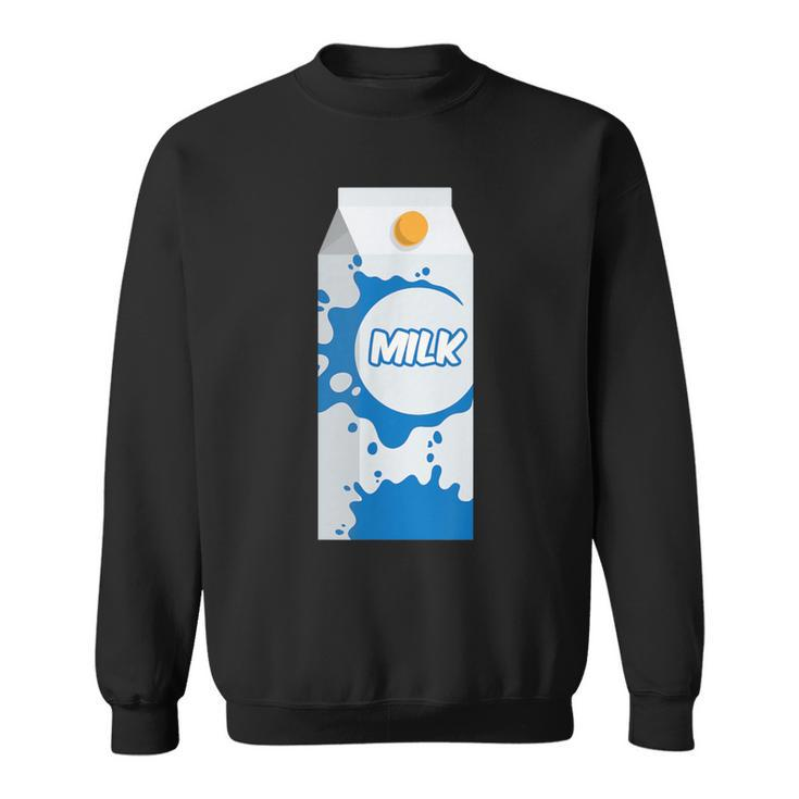 Milk Carton  For Dairy Lover Sweatshirt
