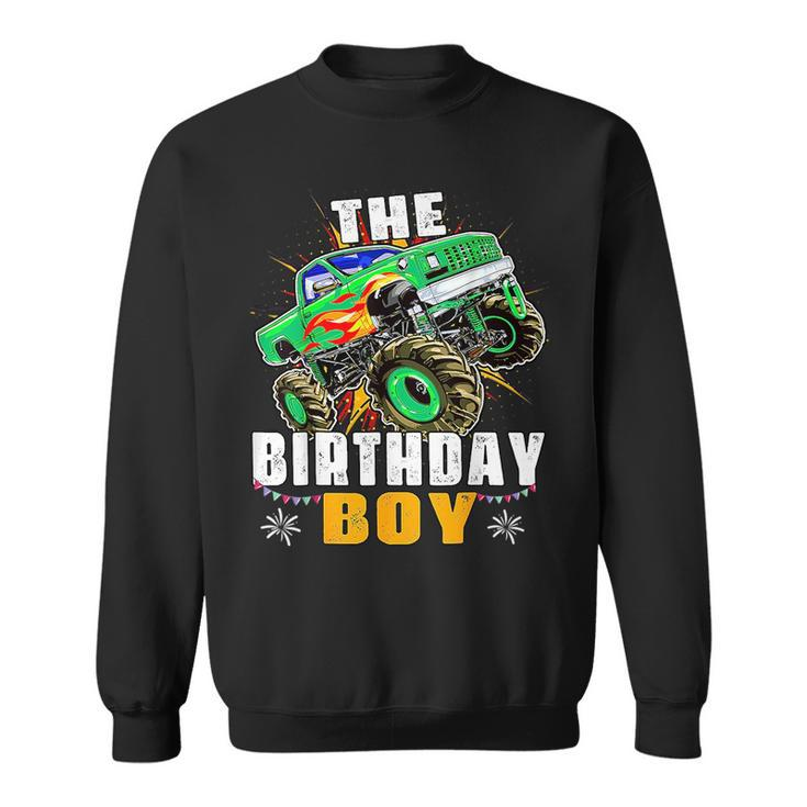 Monster Truck Family Matching The Birthday Boy Sweatshirt