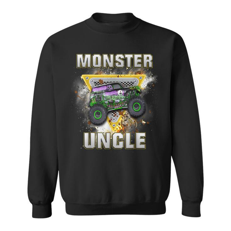Monster Truck Are My Jam Monster Truck Uncle Sweatshirt