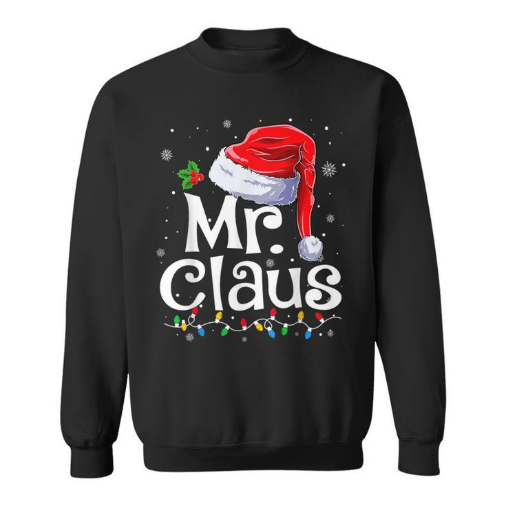 Mr And Mrs Claus Couples Matching Christmas Pajamas Santa Sweatshirt