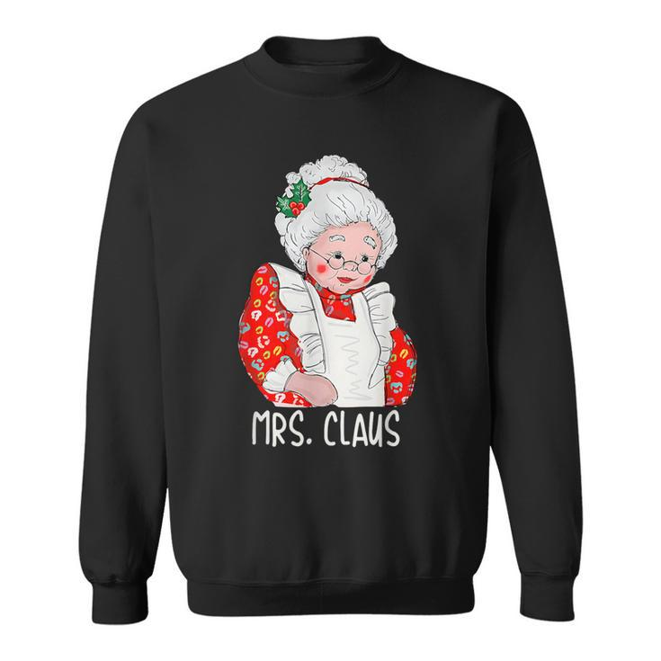 Mrs And Mr Santa Claus Couples Matching Christmas Pajamas Sweatshirt