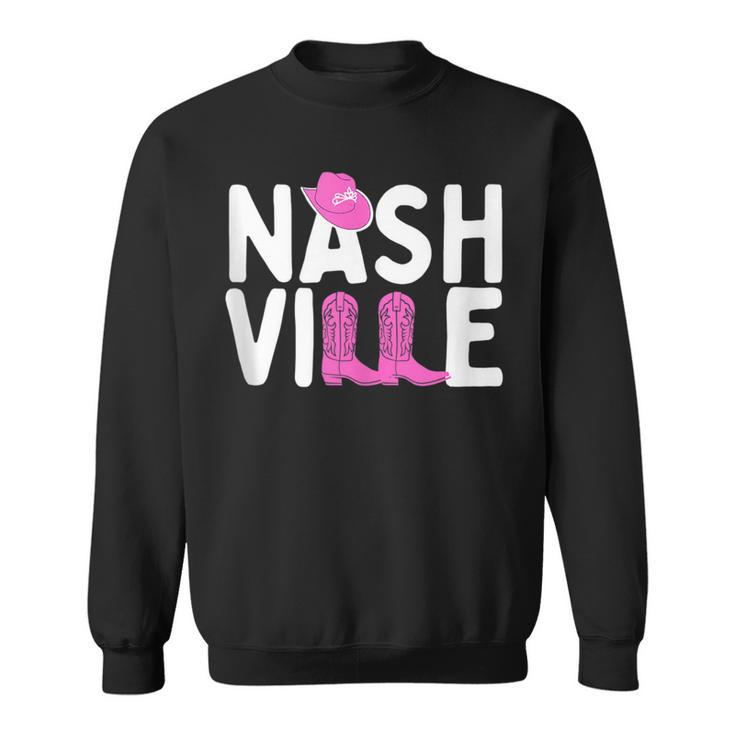 Nashville Cowgirl Bachelorette Party Sweatshirt