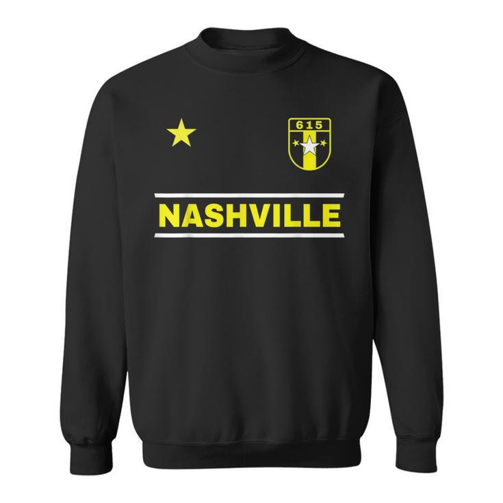 Nashville Tennessee 615 Star Designer Badge Edition  Sweatshirt
