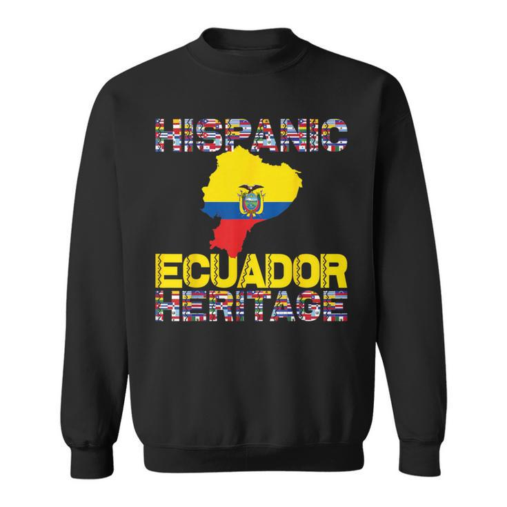 National Hispanic Heritage Month Ecuador Flag Ecuadorian Sweatshirt