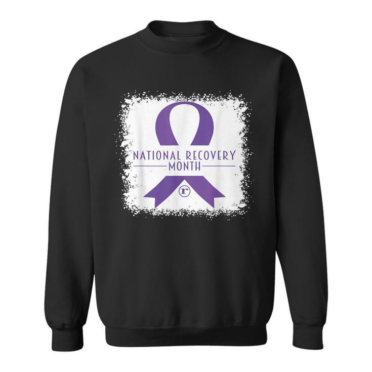 National Recovery Month Warrior Addiction Recovery Awareness Sweatshirt