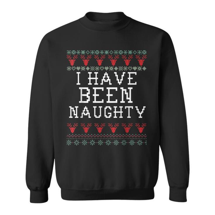 Naughty Holiday Ugly Christmas Sweater Sweatshirt