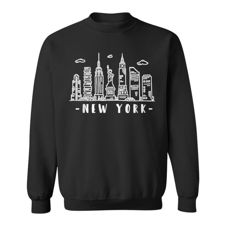 New York City Nyc Ny Skyline  Sweatshirt
