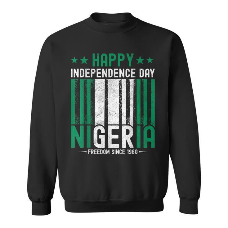 Nigerian Independence Day Vintage Nigerian Flag Sweatshirt