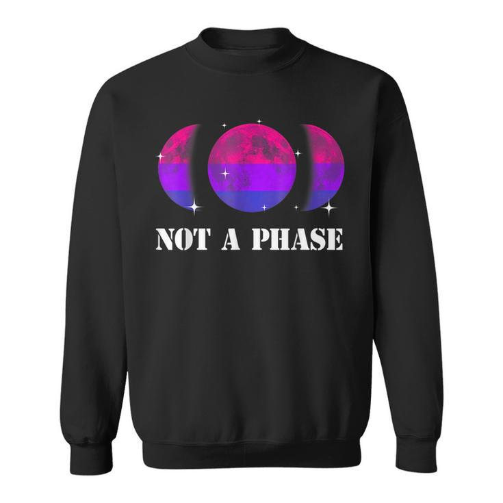 Not A Phase Bisexual Flag  Lgbt Gay Pride Moon Gifts  Sweatshirt