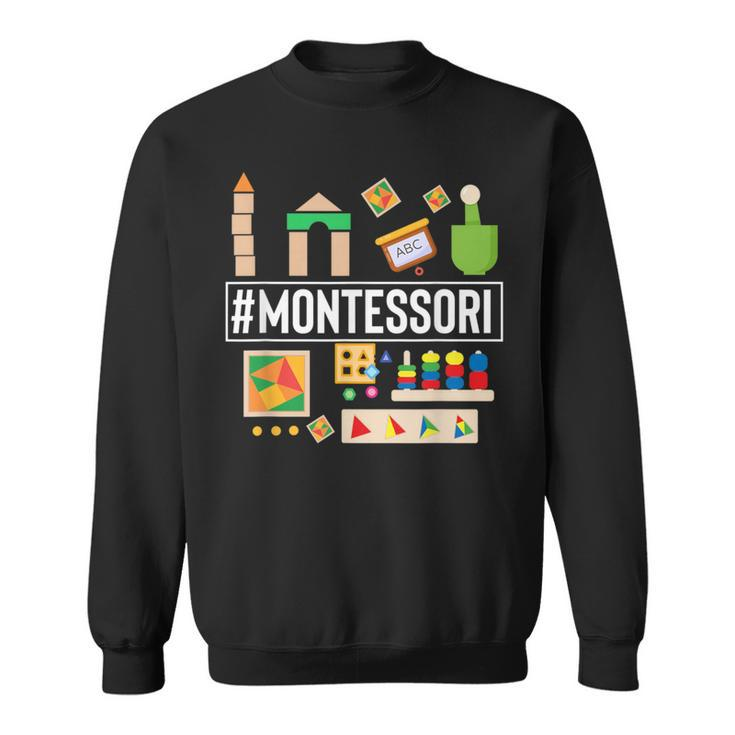 Novelty Montessori Studying Learning Schooling Accessories Sweatshirt