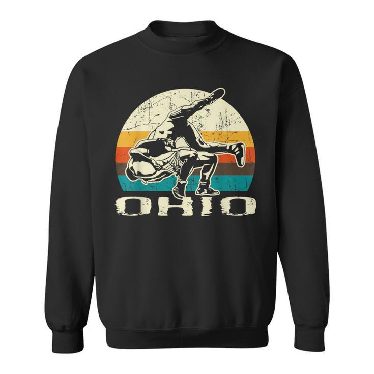 Ohio Wrestling Retro Wrestlers Sweatshirt