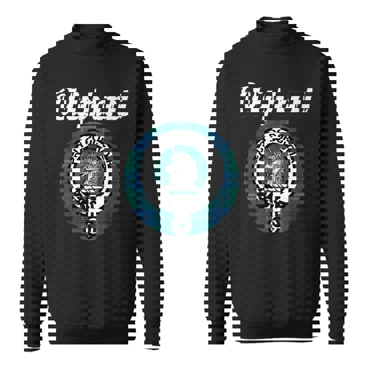 Oliphant Clan Scottish Name Coat Of Arms Tartan Sweatshirt